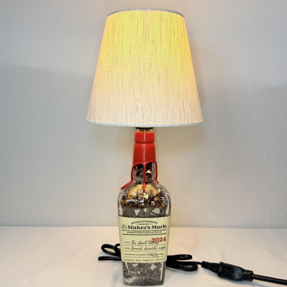 Maker's Mark Bottle‎ Lamp The Heart Release 2024 Great for Fathers Day